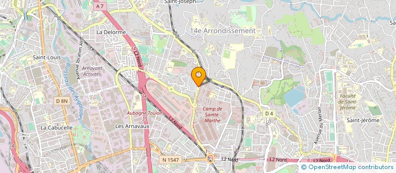 localisation de l'entreprise MADAME ELODIE MANUEL  MARSEILLE