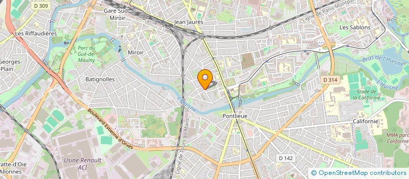 localisation de l'entreprise MADAME ELODIE MARAIS  LE MANS