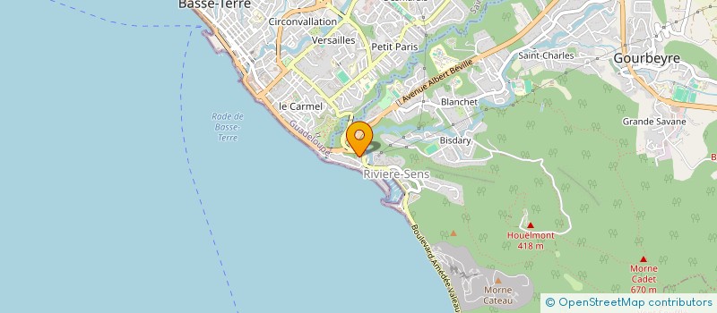 localisation de l'entreprise MADAME ELODIE MARC  BASSE-TERRE