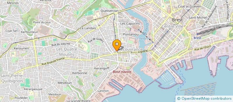localisation de l'entreprise MADAME ELODIE MARC à BREST