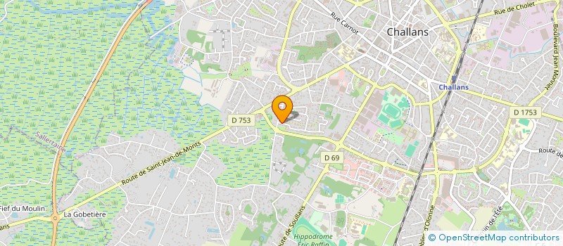 localisation de l'entreprise MADAME ELODIE MARECAILLE  CHALLANS