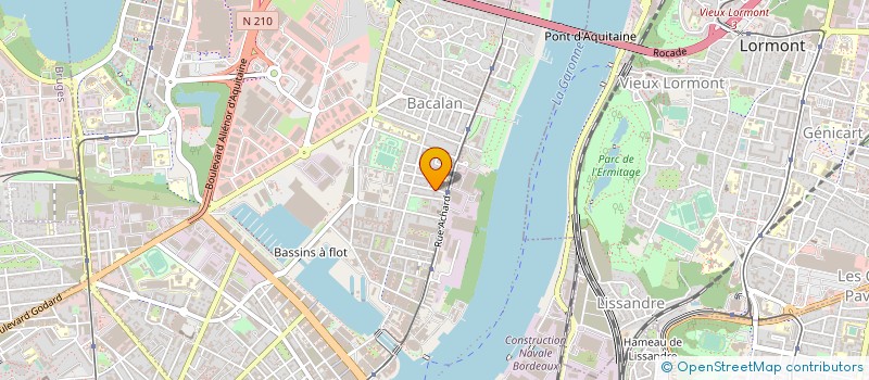 localisation de l'entreprise MADAME ELODIE MARET  BORDEAUX