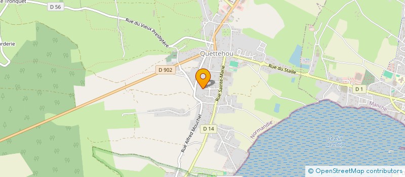 localisation de l'entreprise MADAME ELODIE MARIE  QUETTEHOU