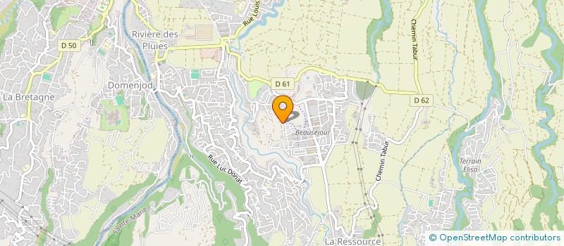 localisation de l'entreprise MADAME ELODIE MARIE PARIS  SAINTE MARIE