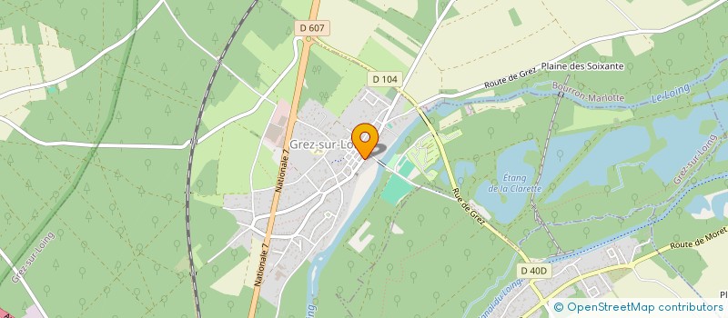 localisation de l'entreprise MADAME ELODIE MARIETTE  GREZ-SUR-LOING