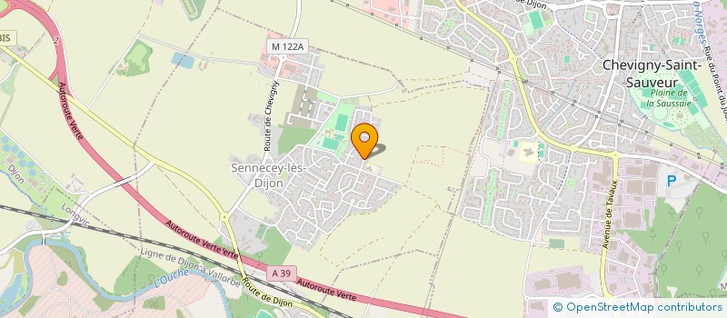 localisation de l'entreprise MADAME ELODIE MARINE LAVIER  SENNECEY-LES-DIJON