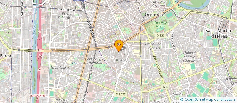 localisation de l'entreprise MADAME ELODIE MARINI  GRENOBLE