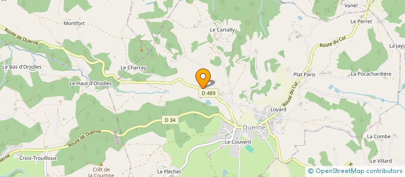 localisation de l'entreprise MADAME ELODIE MARION  DUERNE