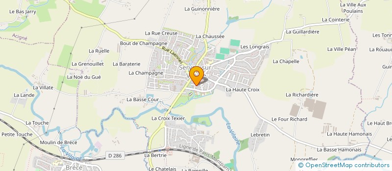 localisation de l'entreprise MADAME ELODIE MARION  SERVON-SUR-VILAINE