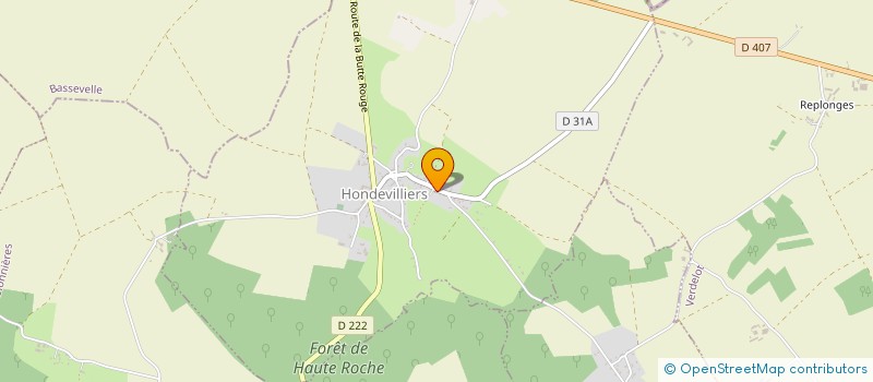 localisation de l'entreprise MADAME ELODIE MARIOT  HONDEVILLIERS