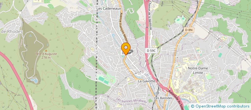 localisation de l'entreprise MADAME ELODIE MARIS à SEPTEMES-LES-VALLONS