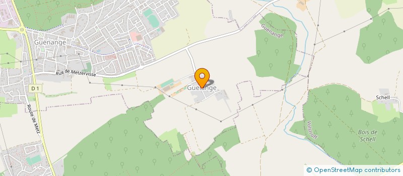 localisation de l'entreprise MADAME ELODIE MARMIN  GUENANGE