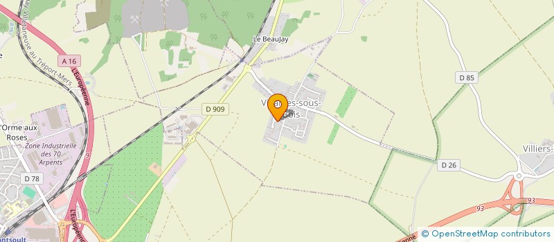 localisation de l'entreprise MADAME ELODIE MARQUES  VILLAINES-SOUS-BOIS