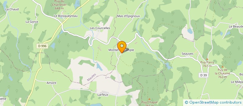 localisation de l'entreprise MADAME ELODIE MARSALLON à LIOUX-LES-MONGES