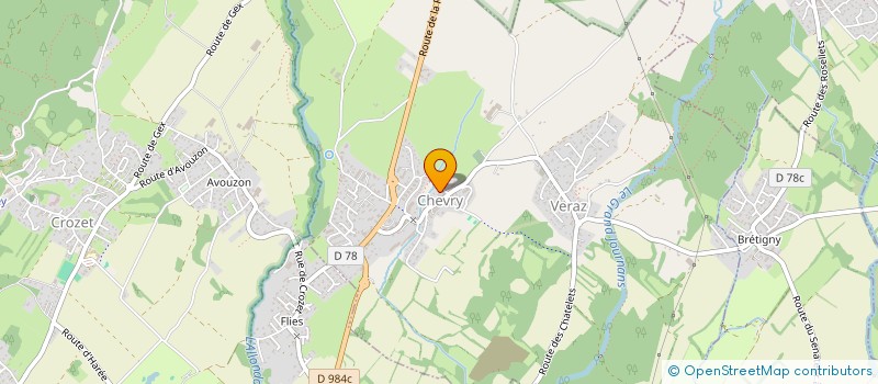 localisation de l'entreprise MADAME ELODIE MARTEL  CHEVRY