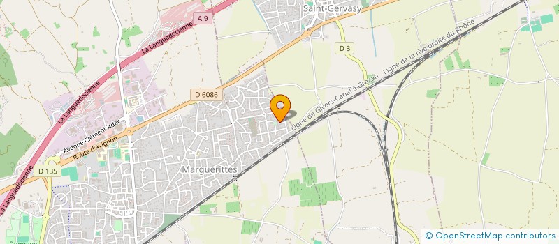 localisation de l'entreprise MADAME ELODIE MARTI  MARGUERITTES