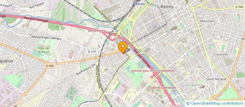 localisation de l'entreprise MADAME ELODIE MARTIN  REIMS