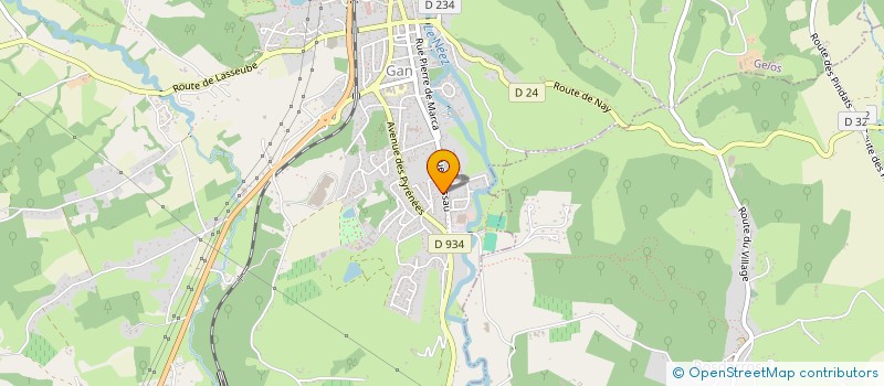 localisation de l'entreprise MADAME ELODIE MARTIN  GAN