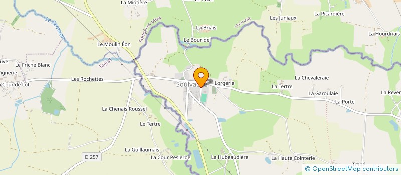 localisation de l'entreprise MADAME ELODIE MARTIN  SOULVACHE