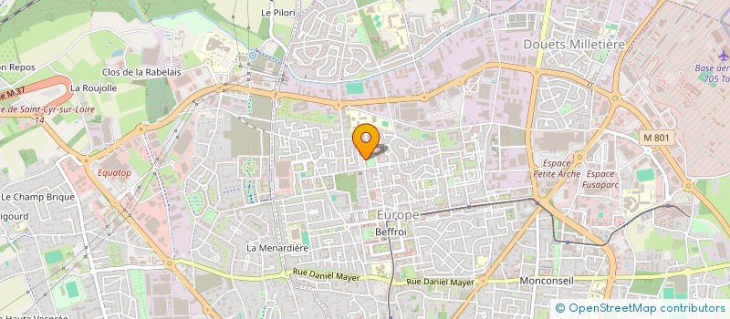 localisation de l'entreprise MADAME ELODIE MARTIN  TOURS