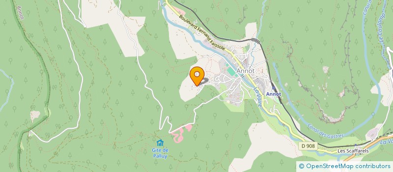 localisation de l'entreprise MADAME ELODIE MARTIN  ANNOT