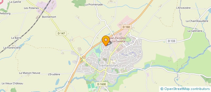 localisation de l'entreprise MADAME ELODIE MARTINEAU  CHEMILLE-EN-ANJOU