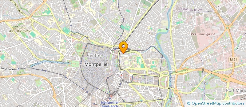 localisation de l'entreprise MADAME ELODIE MARTINET à MONTPELLIER