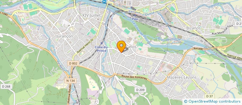 localisation de l'entreprise MADAME ELODIE MARTINEZ à MAZERES-LEZONS