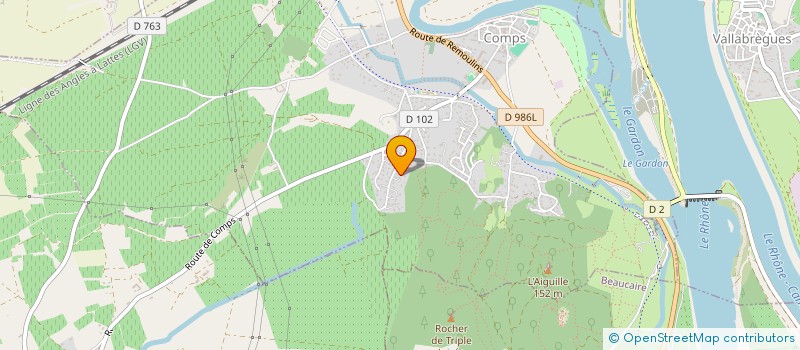 localisation de l'entreprise MADAME ELODIE MARTINI  COMPS