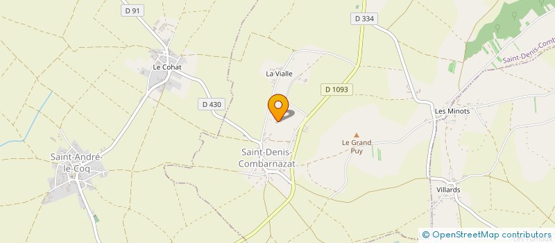 localisation de l'entreprise MADAME ELODIE MARTINS  SAINT-DENIS-COMBARNAZAT