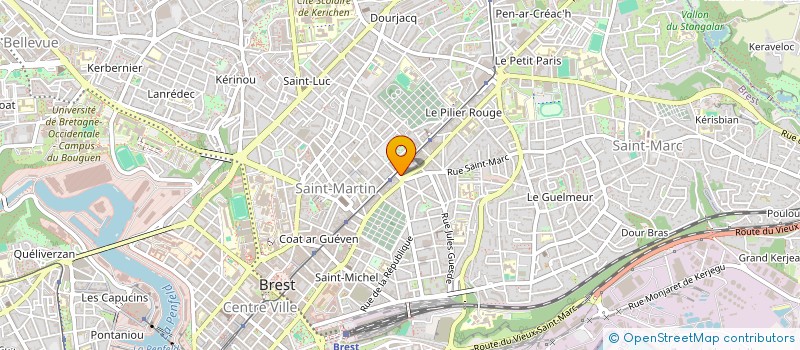 localisation de l'entreprise MADAME ELODIE MASSA à BREST