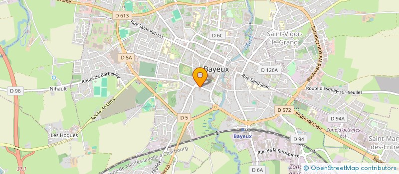 localisation de l'entreprise MADAME ELODIE MASSART  BAYEUX