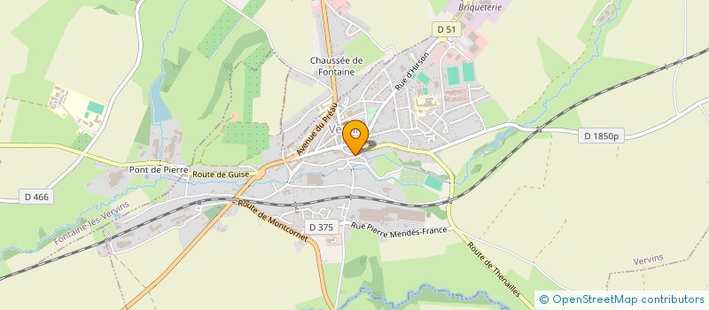 localisation de l'entreprise MADAME ELODIE MASSEAUX à VERVINS