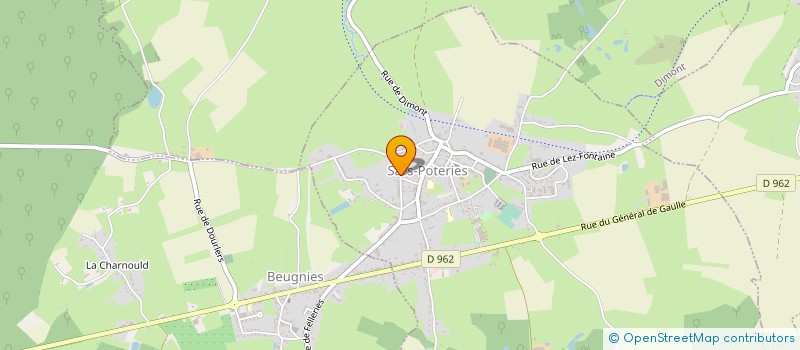 localisation de l'entreprise MADAME ELODIE MASURE  SARS-POTERIES