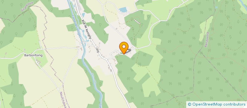 localisation de l'entreprise MADAME ELODIE MATHIEU  GIRANCOURT