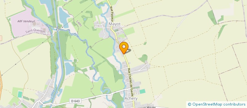 localisation de l'entreprise MADAME ELODIE MATRINGHEND  ACHERY