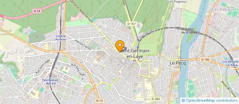 localisation de l'entreprise MADAME ELODIE MATYJASIK  SAINT-GERMAIN-EN-LAYE