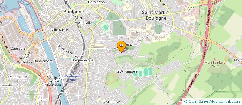 localisation de l'entreprise MADAME ELODIE MAURICE  SAINT-MARTIN-BOULOGNE