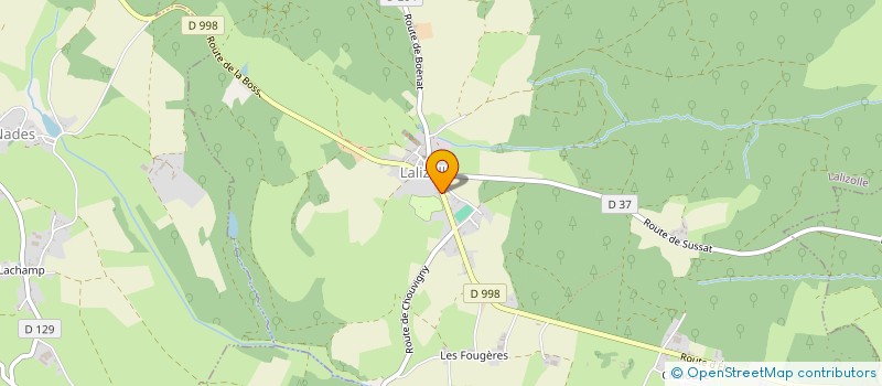 localisation de l'entreprise MADAME ELODIE MAURY  LALIZOLLE