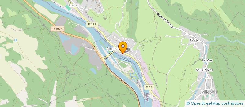 localisation de l'entreprise MADAME ELODIE MAYOT  SAULT-BRENAZ