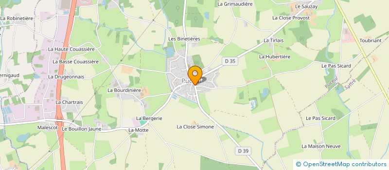 localisation de l'entreprise MADAME ELODIE MAZELINE  PUCEUL