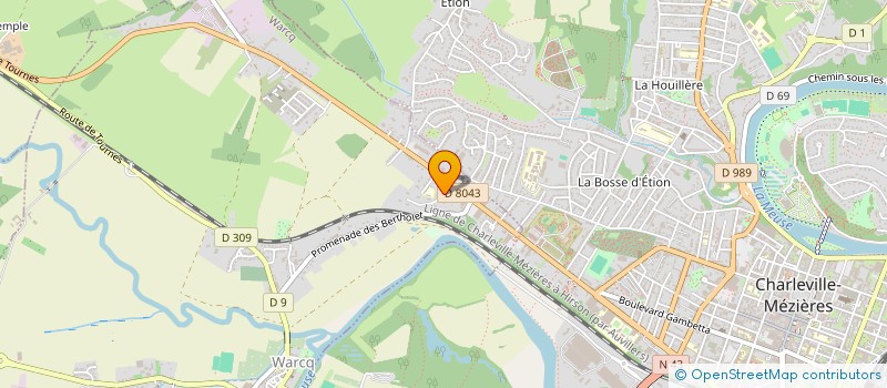 localisation de l'entreprise MADAME ELODIE MEDINA  TOURNES