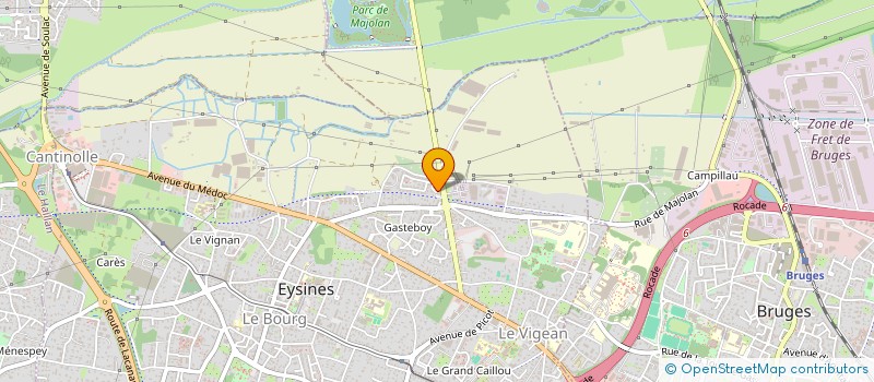 localisation de l'entreprise MADAME ELODIE MELAC  EYSINES