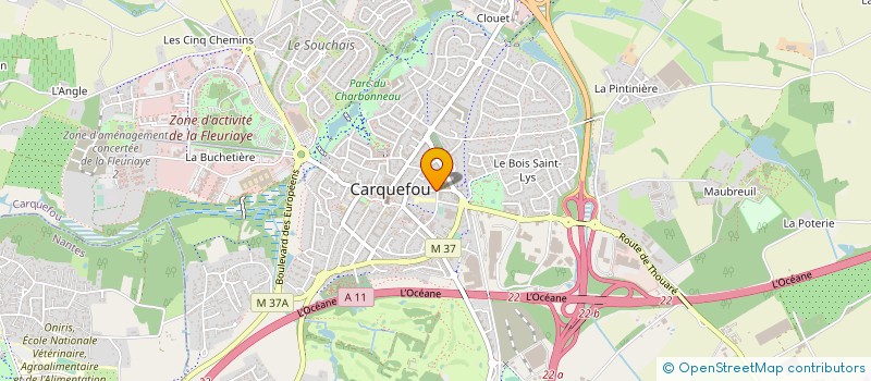 localisation de l'entreprise MADAME ELODIE MENDES CORREIA  CARQUEFOU