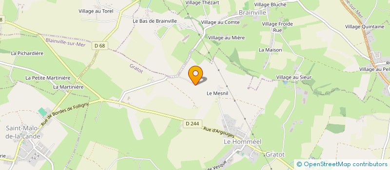 localisation de l'entreprise MADAME ELODIE MENDRET GOUTIERE  GRATOT