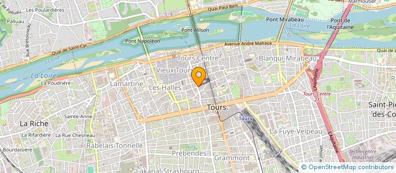 localisation de l'entreprise MADAME ELODIE MENIGOT  TOURS