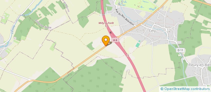 localisation de l'entreprise MADAME ELODIE MERCIER  CELY