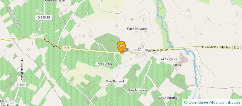 localisation de l'entreprise MADAME ELODIE MERCIER  MEUX