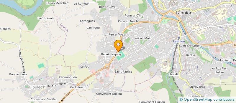 localisation de l'entreprise MADAME ELODIE MERGNAC  LANNION