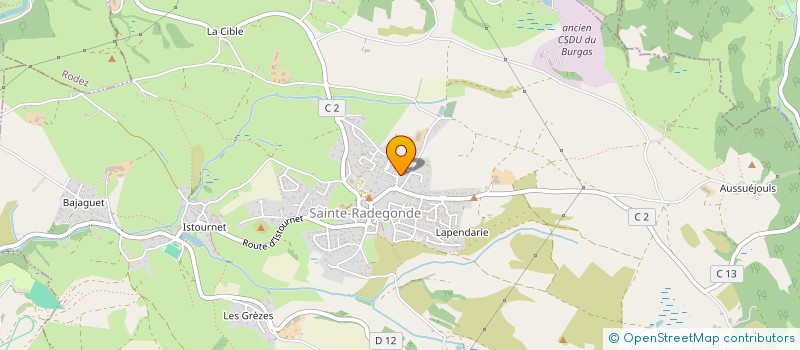 localisation de l'entreprise MADAME ELODIE MERIC  MONTROZIER